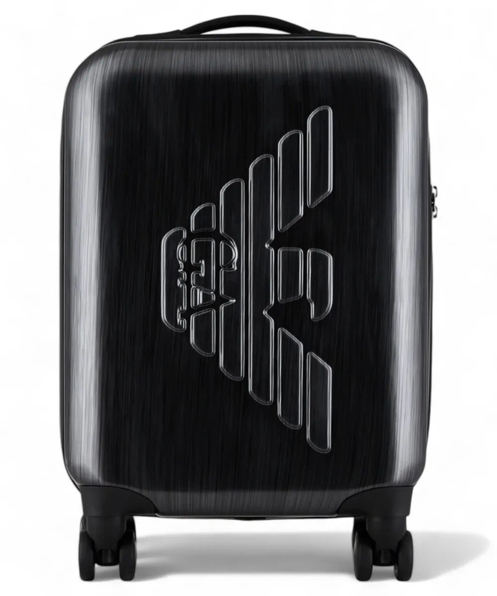 Trolley Cabina in ABS con Maxi Aquila 3D e Chiusura TSA-Emporio Armani-Valigie-Vittorio Citro Boutique