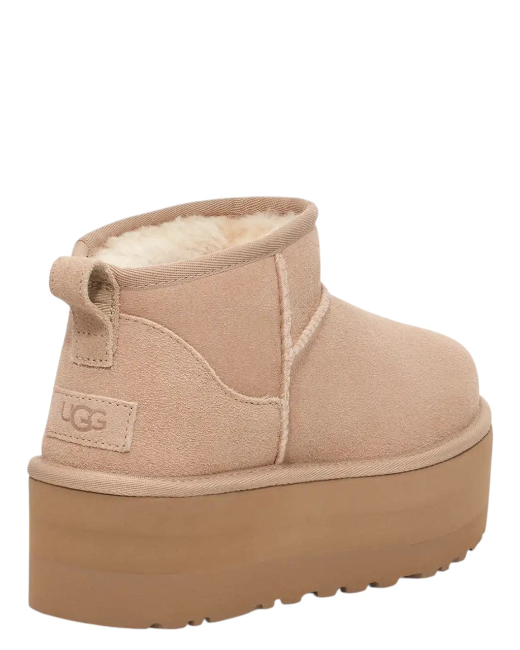 UGG Bottines Classic Ultra Mini à plateforme Sand