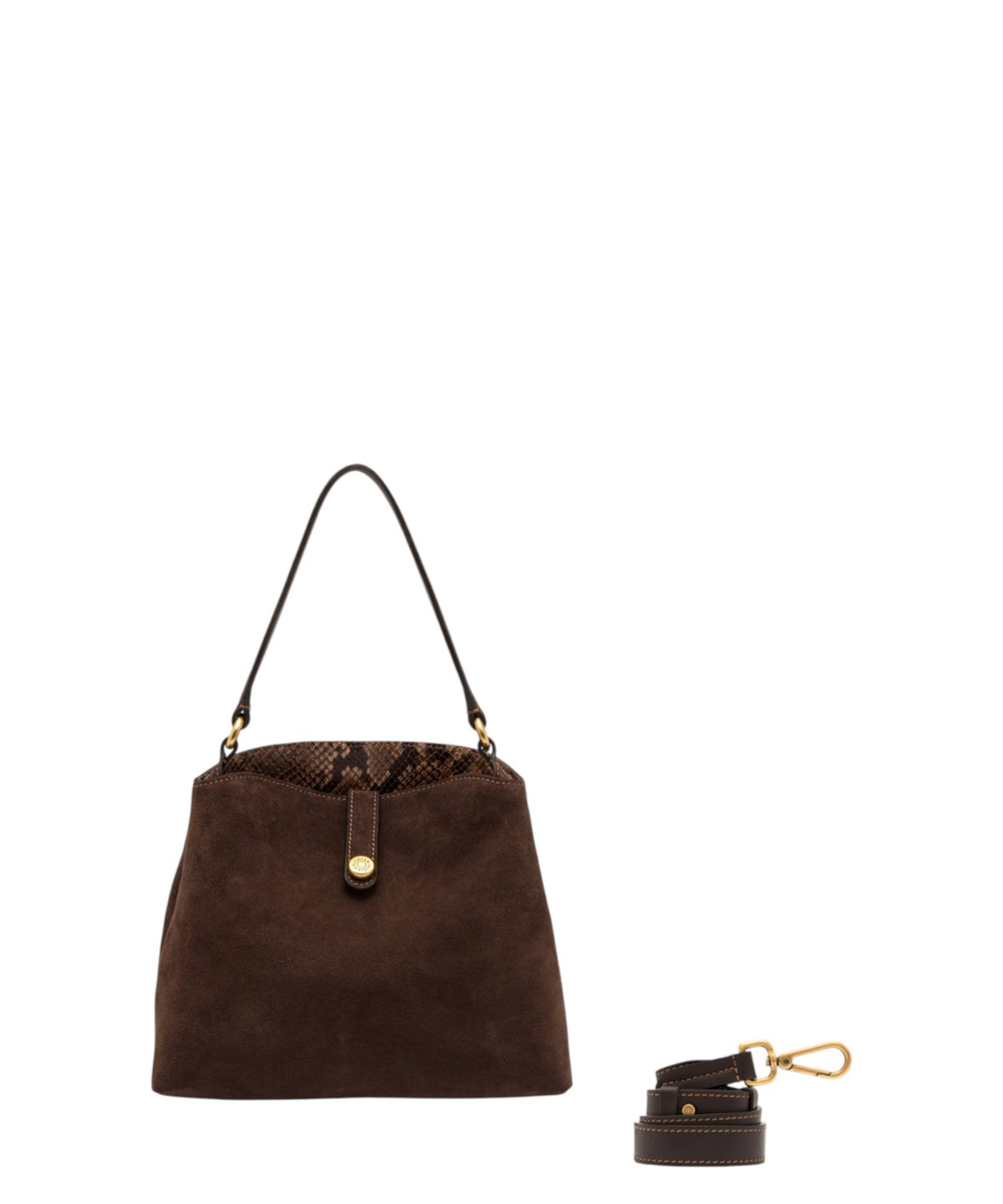 Sac femme Gianni Chiarini Fiona Mini en cuir suédé
