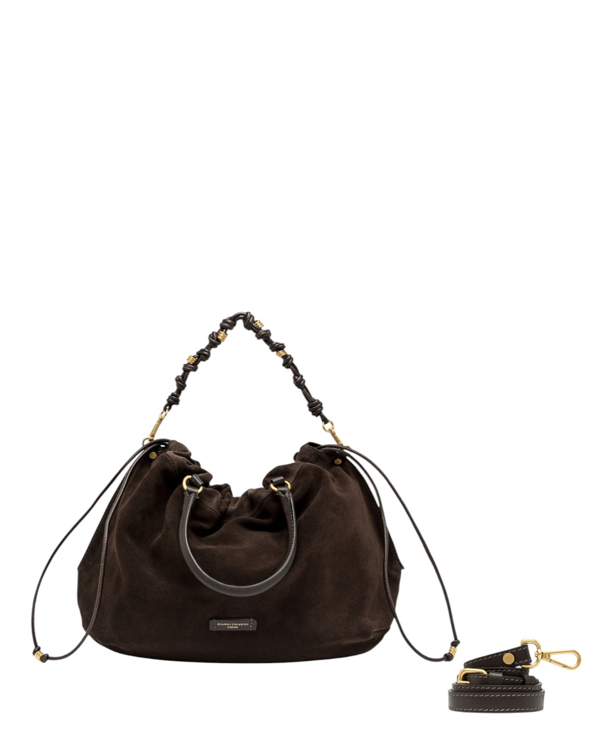 Sac à main pour femme Gianni Chiarini Morgana Large en daim