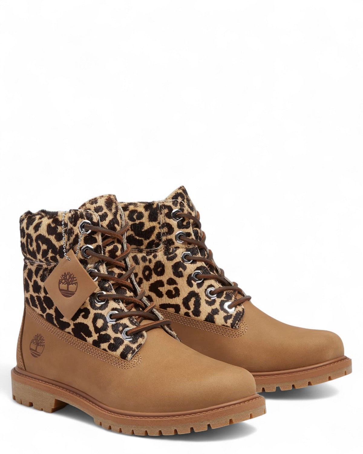 Scarponcino 6-Inch Premium in Cavallino Leopardato-TIMBERLAND-Stivali-Vittorio Citro Boutique