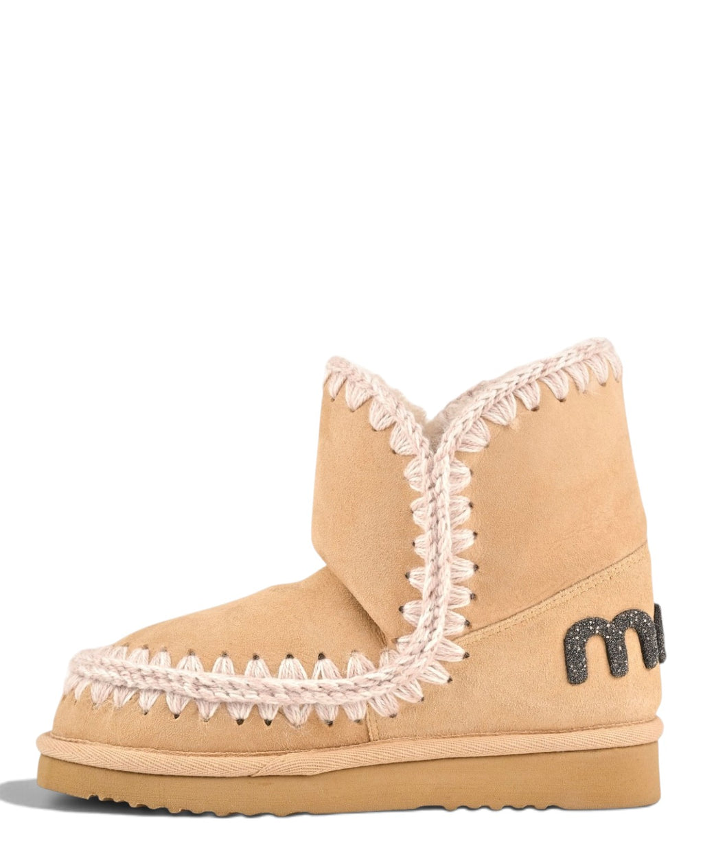 Bottes femme Mou Eskimo 18 Glitter Logo en peau lainée
