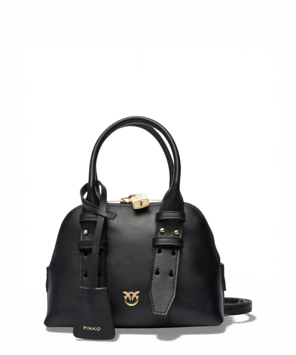 Sac Bowling Pinko Zip Mini en cuir