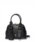 Borsa Bowling Pinko Zip Mini in Pelle
