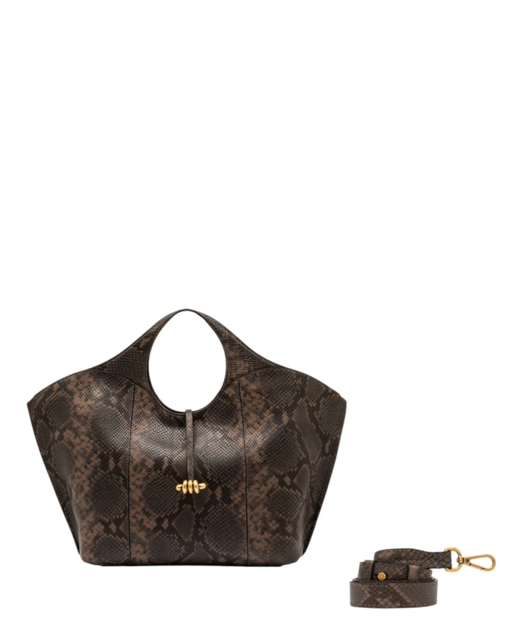 Sac pour femme Gianni Chiarini Infinity en cuir imprimé python