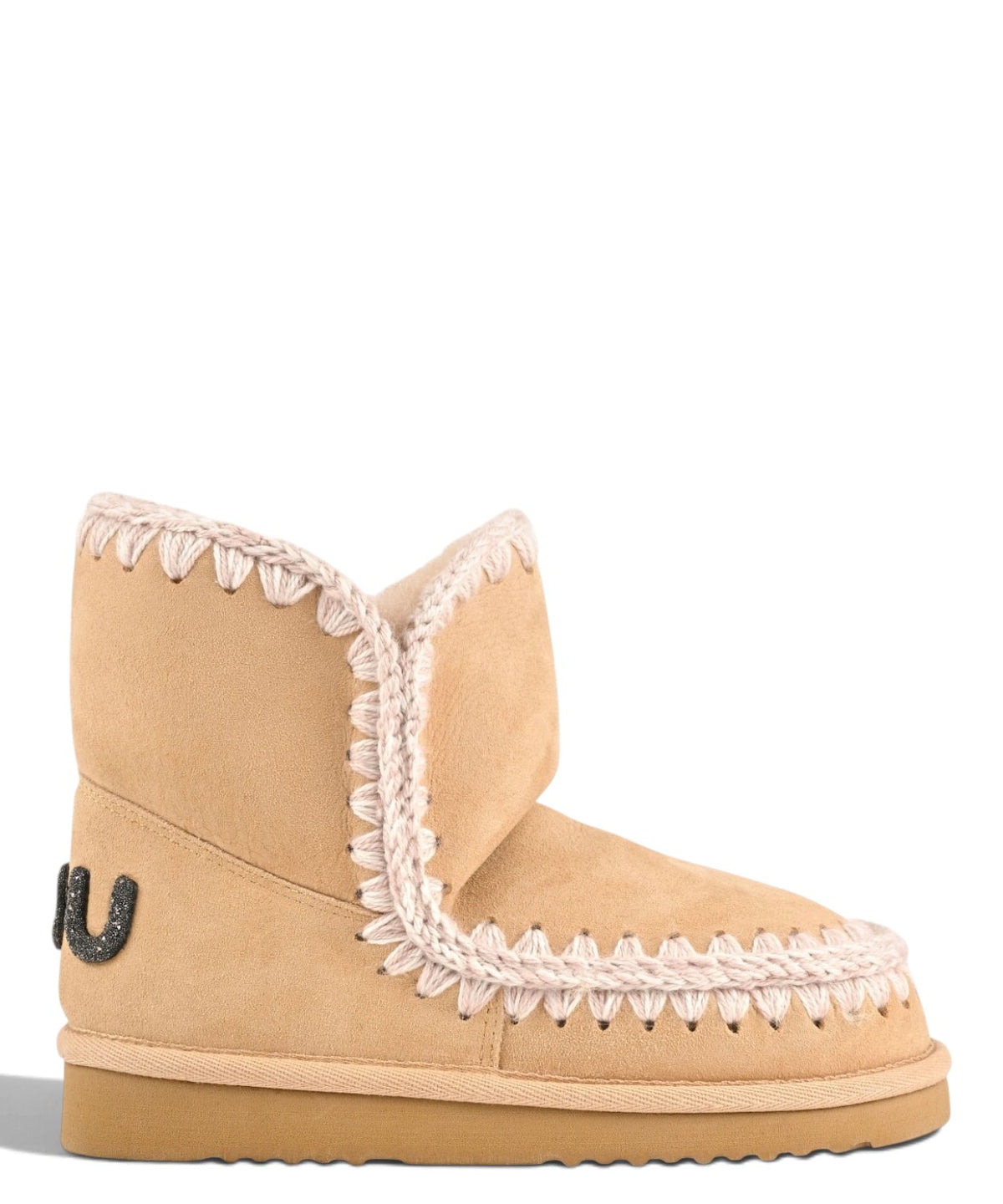 Bottes femme Mou Eskimo 18 Glitter Logo en peau lainée