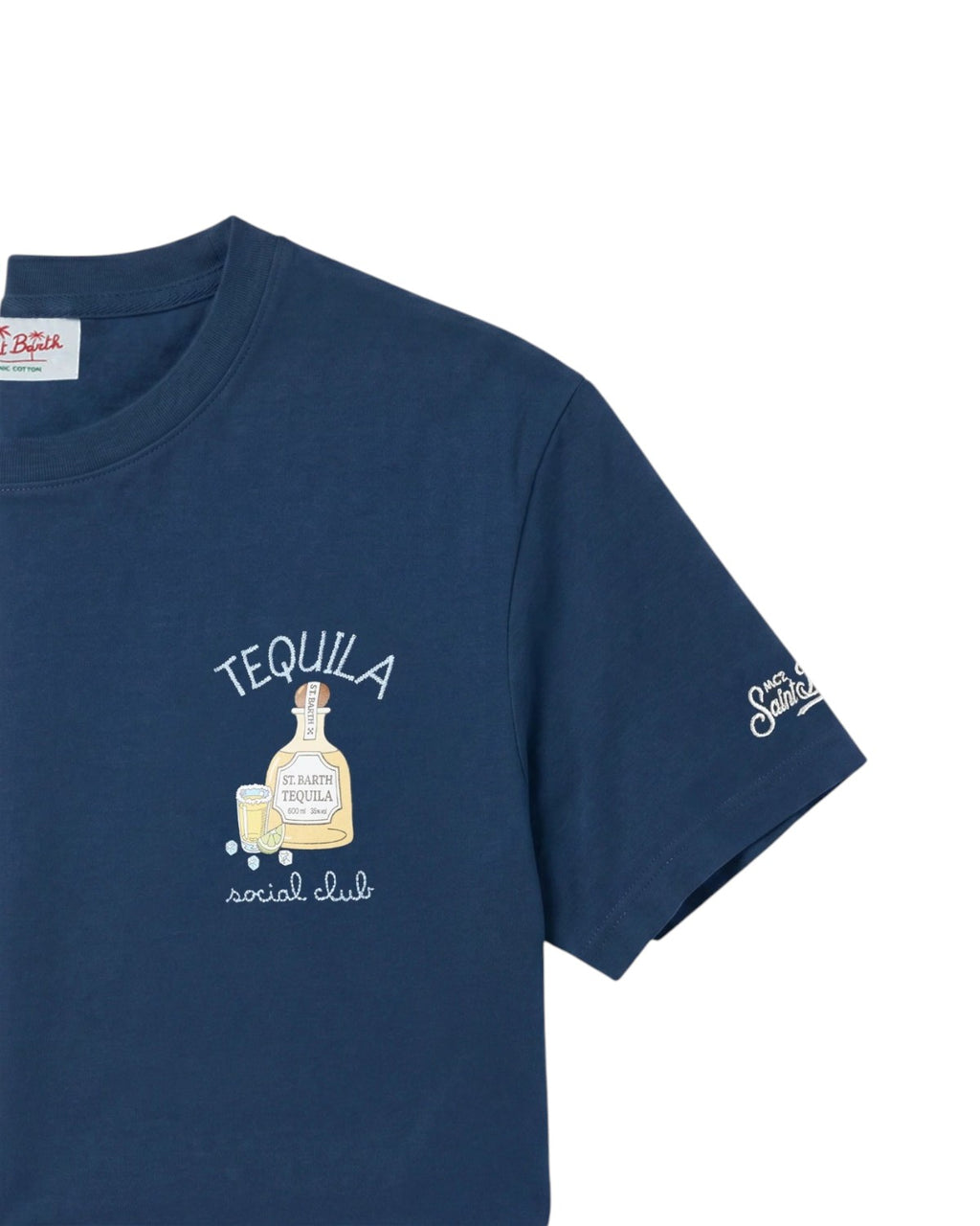 T-shirt homme Portofino avec broderie Tequila MC2 Saint Barth