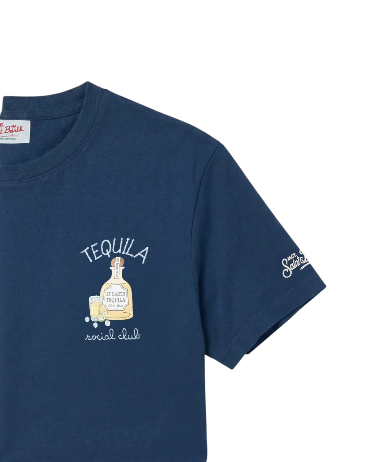 T-shirt homme Portofino avec broderie Tequila MC2 Saint Barth