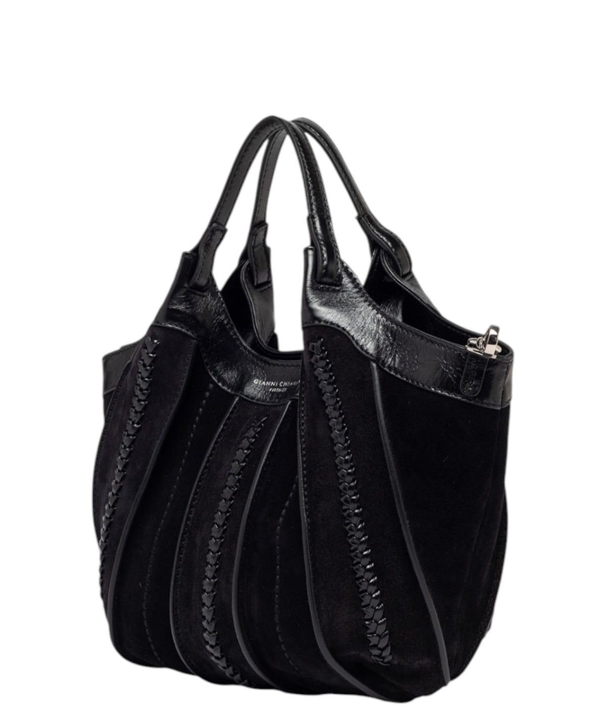 Sac pour femme DUA en cuir brillant effet vintage