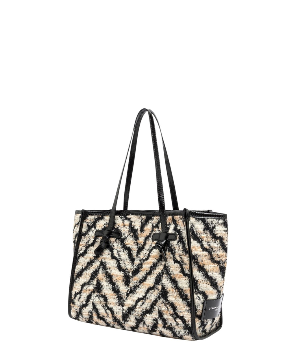 Sac Gianni Chiarini Marcella Zèbre en mélange de laine
