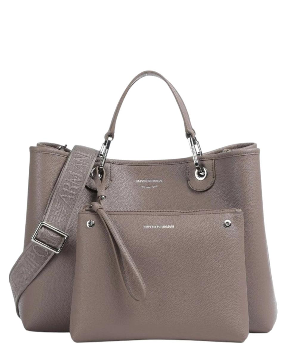 Shopper MyEA Bag media stampa cervo-Borse a mano-Emporio Armani-Vittorio Citro Boutique