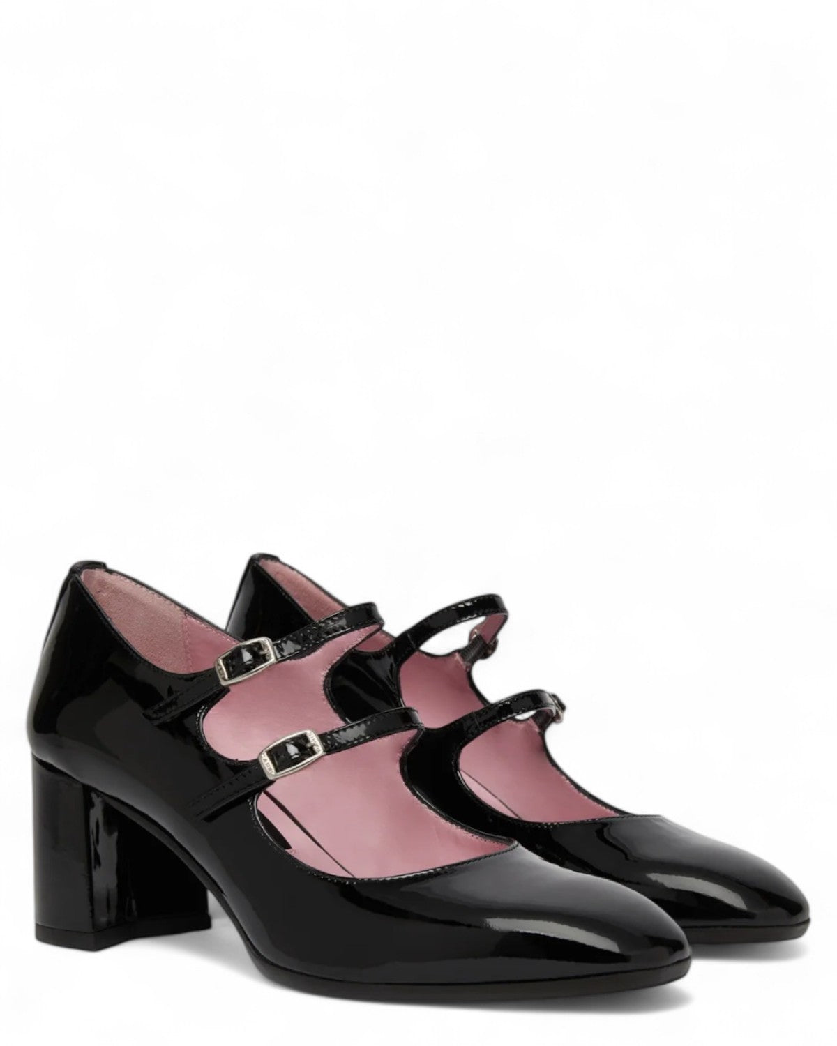 Scarpe eleganti Alice Mary Jane Vernice Bordeaux con doppio cinturino regolabile e tacco 6cm, ideali per la stagione FW26 donna.