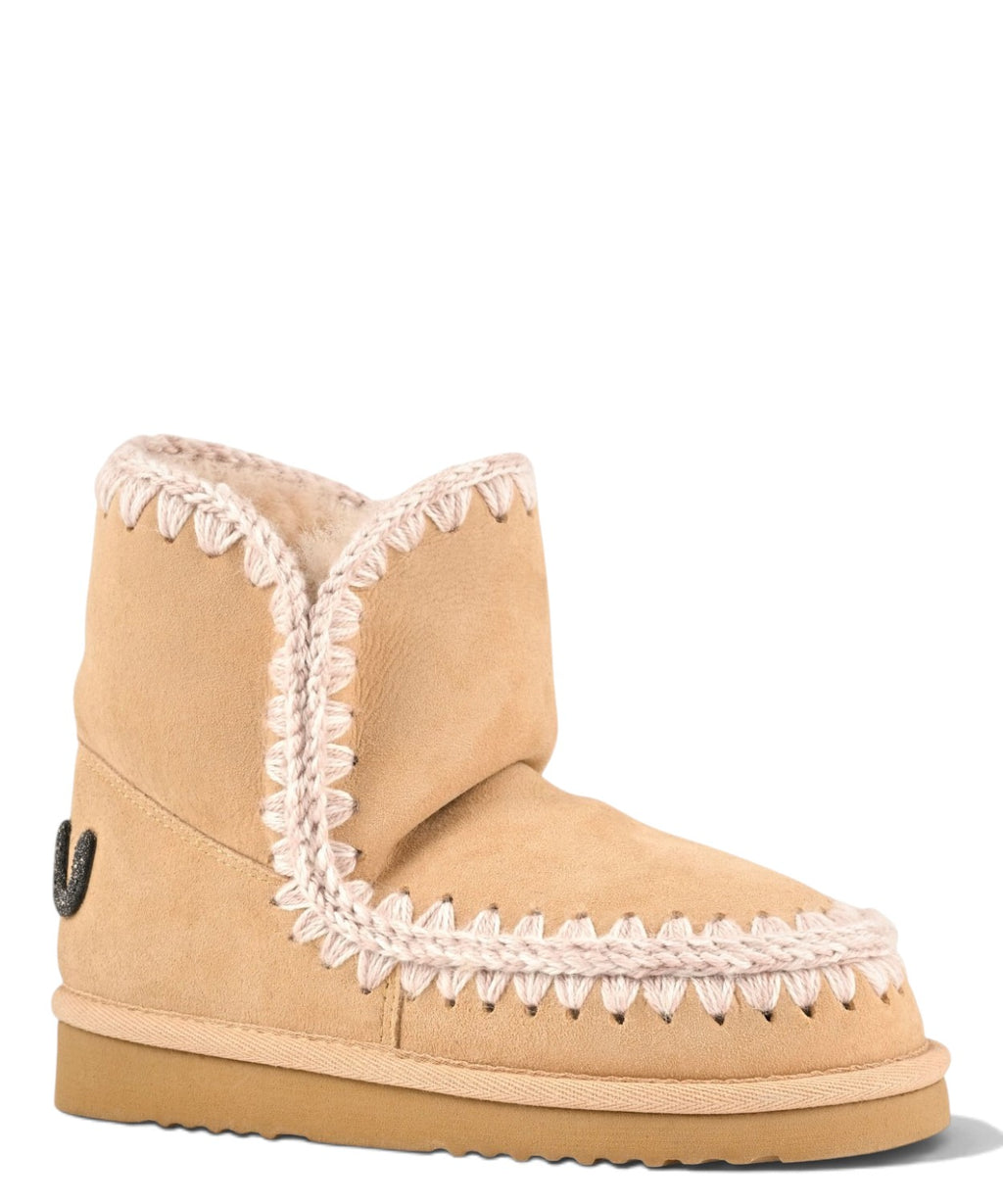 Bottes femme Mou Eskimo 18 Glitter Logo en peau lainée