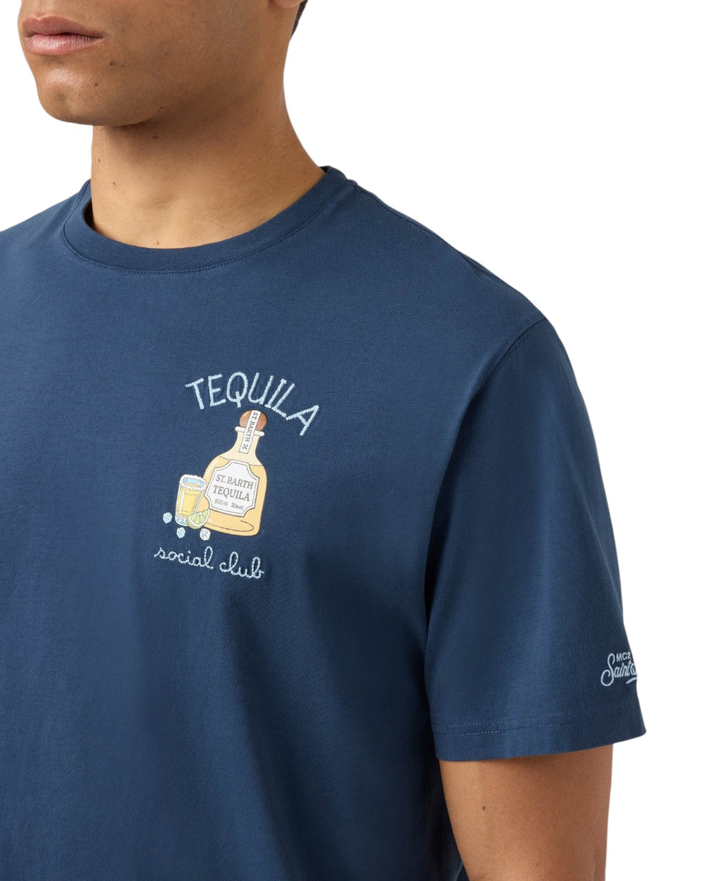 T-shirt homme Portofino avec broderie Tequila MC2 Saint Barth