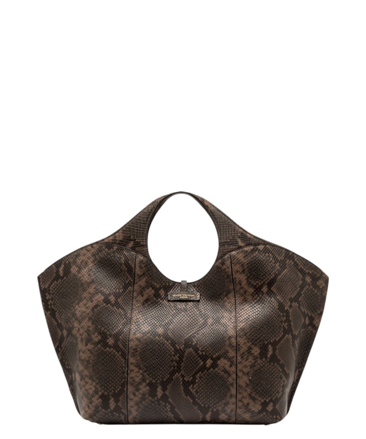 Sac pour femme Gianni Chiarini Infinity en cuir imprimé python