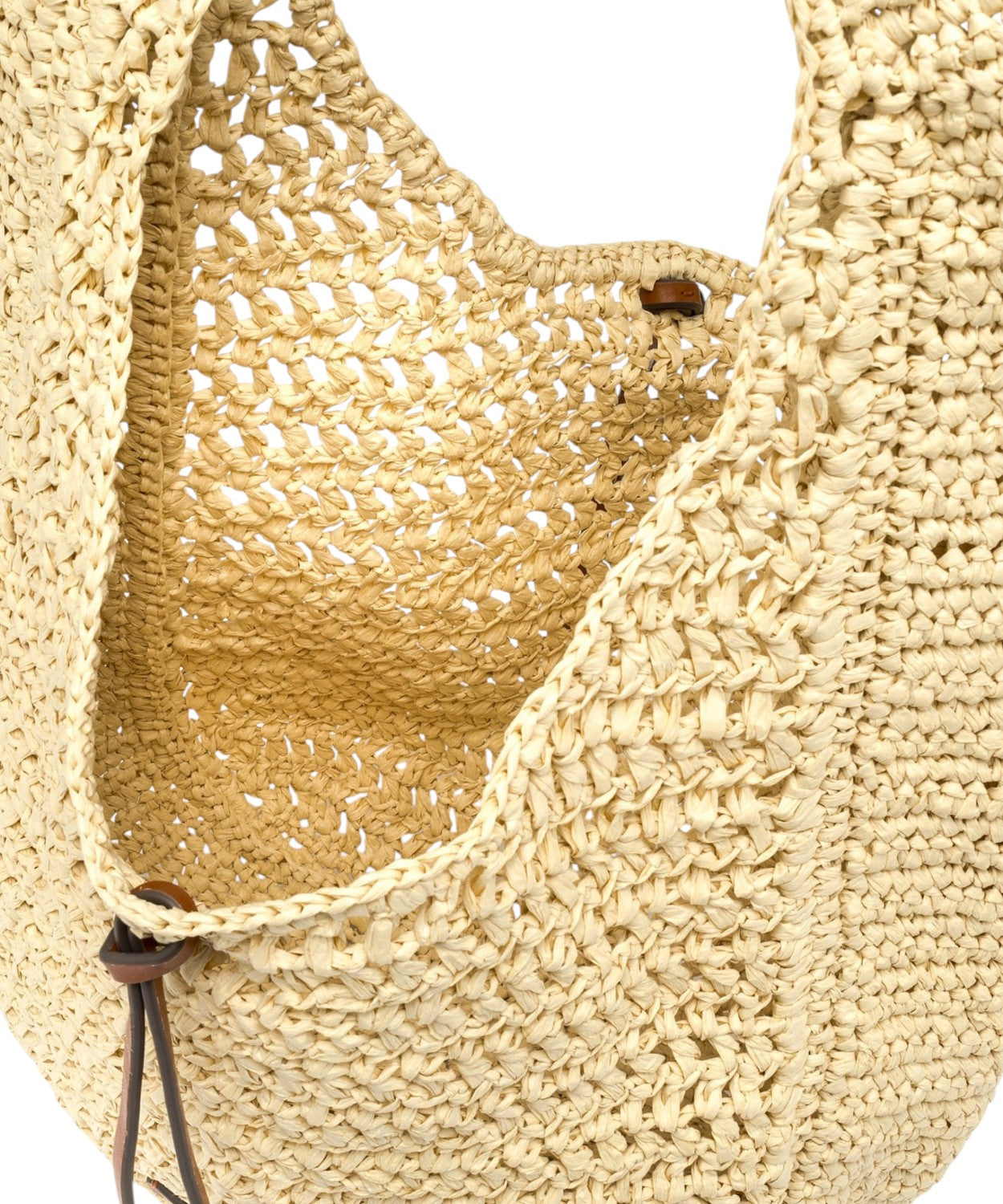 Sac Nefeli Hobo en crochet paille Gianni Chiarini