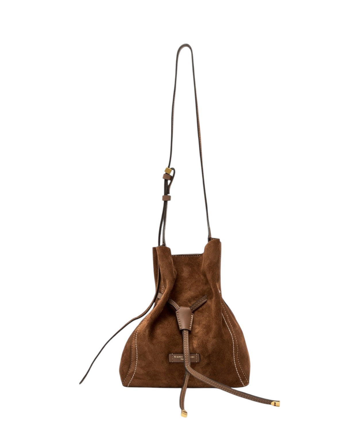 Borsa Gianni Chiarini in Pelle Scamosciata Sienna Small