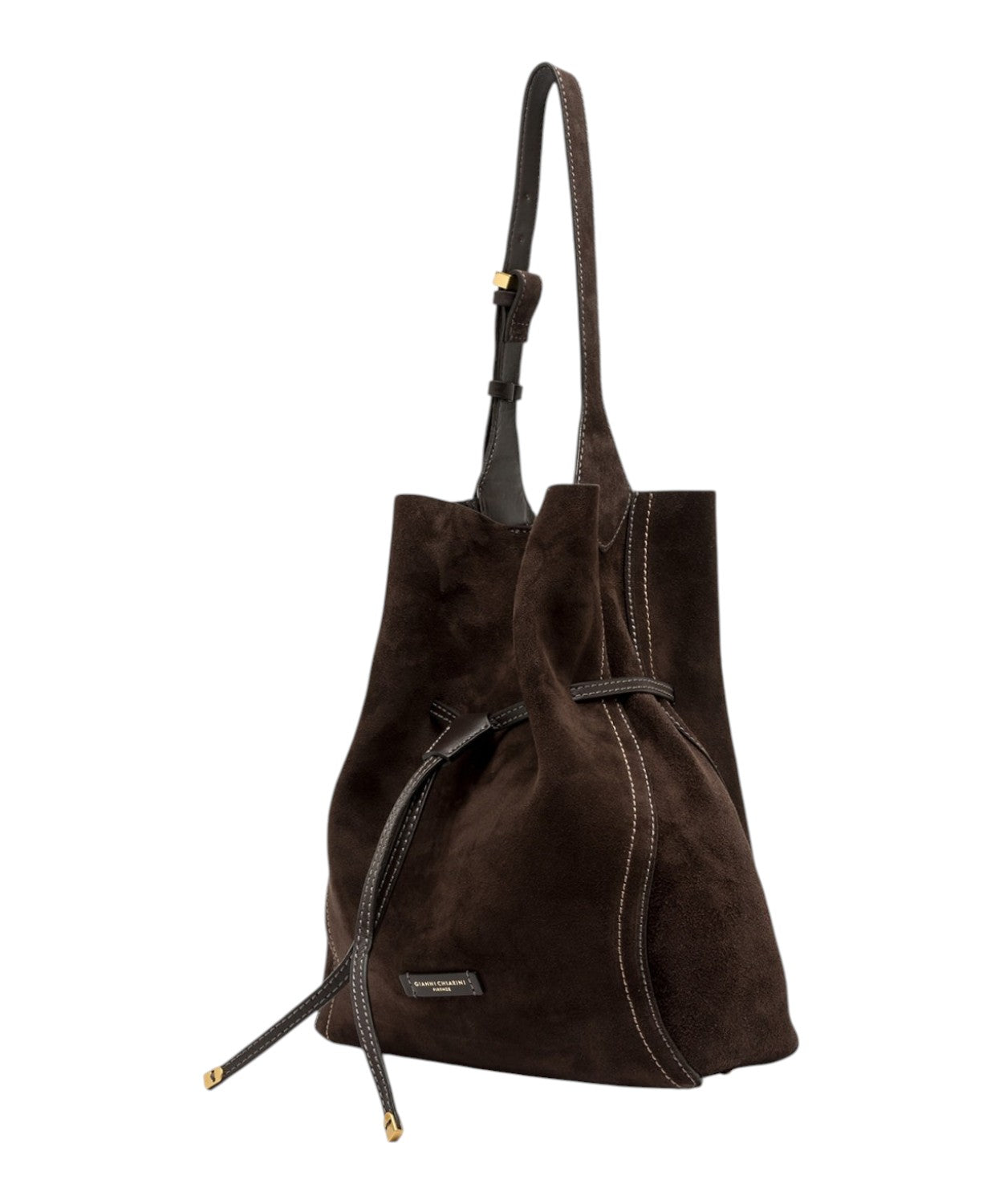 Borsa Gianni Chiarini Sienna Grande in Pelle Scamosciata