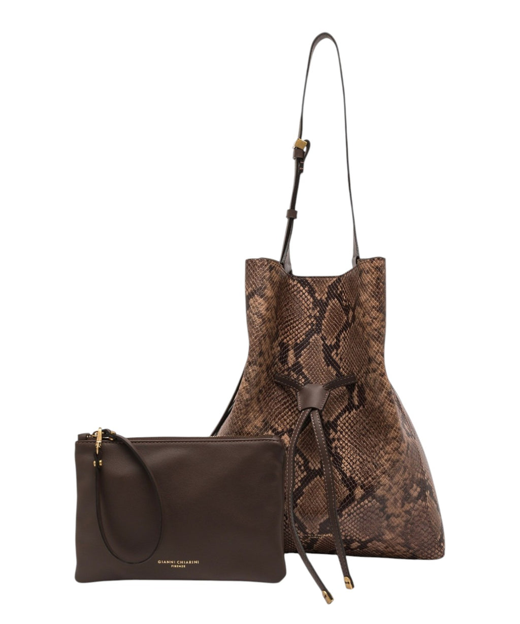 Sac pour femme Gianni Chiarini Sienna en cuir imprimé python