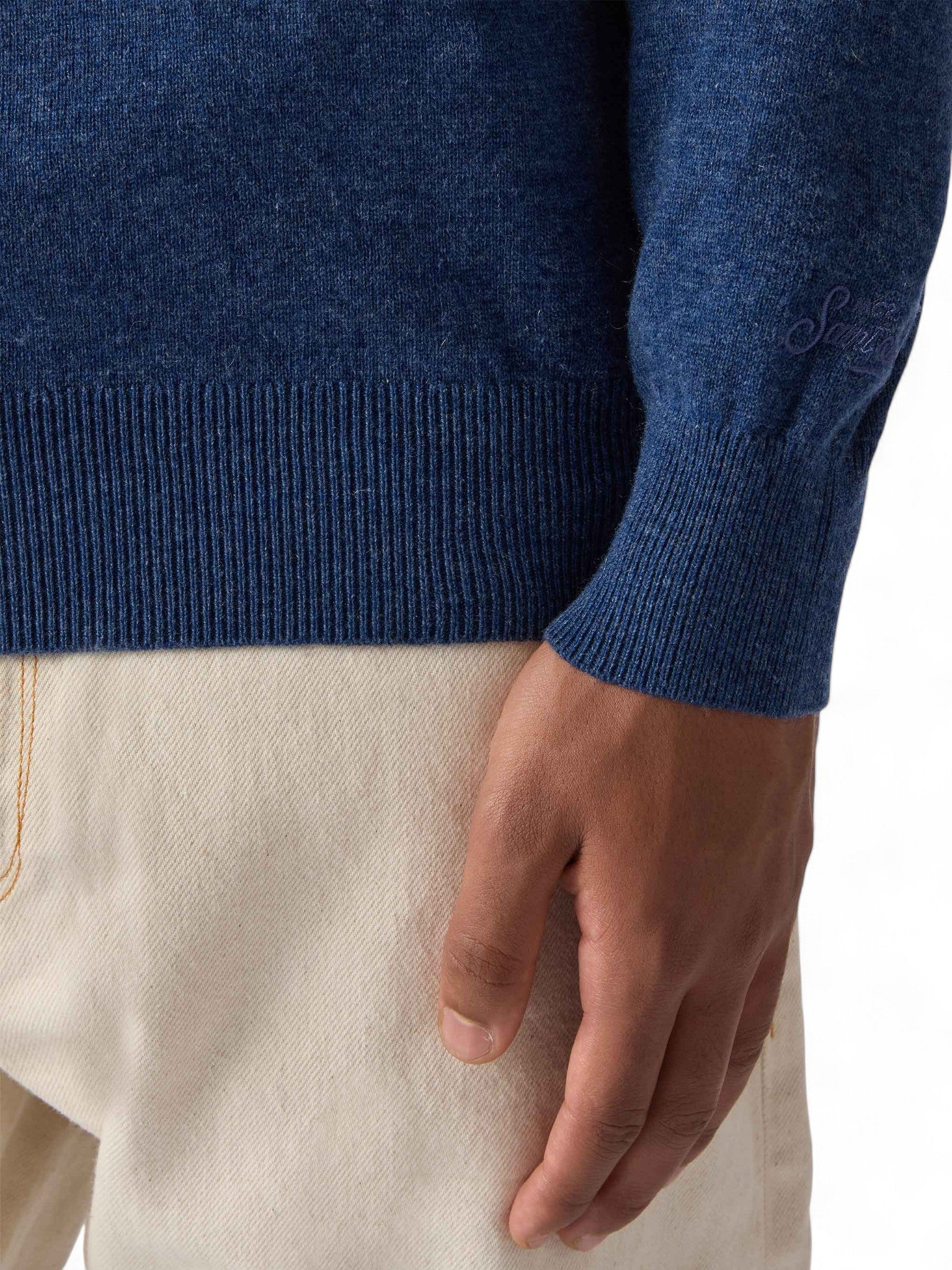 Maglione Regent Merino in lana e cashmere-Mc2 Saint Barth-Maglieria-Vittorio Citro Boutique