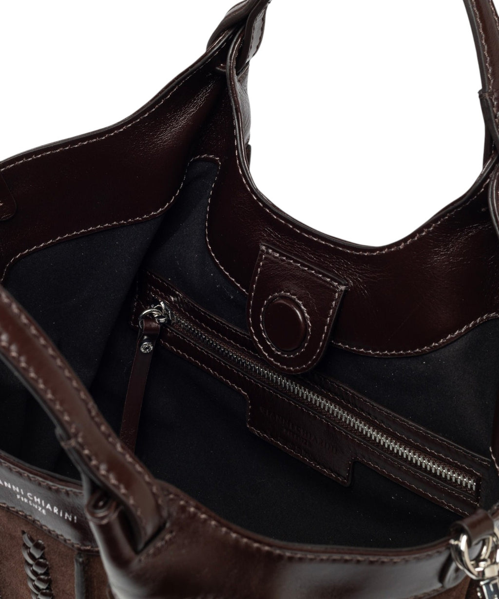 Sac pour femme DUA en cuir brillant effet vintage