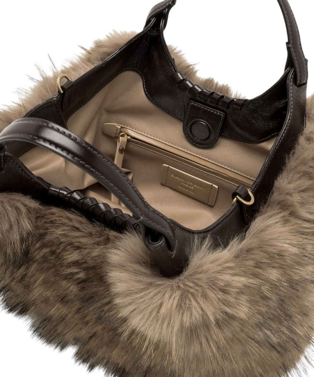 Sac femme Gianni Chiarini DUA en éco-fourrure