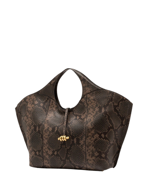 Sac pour femme Gianni Chiarini Infinity en cuir imprimé python