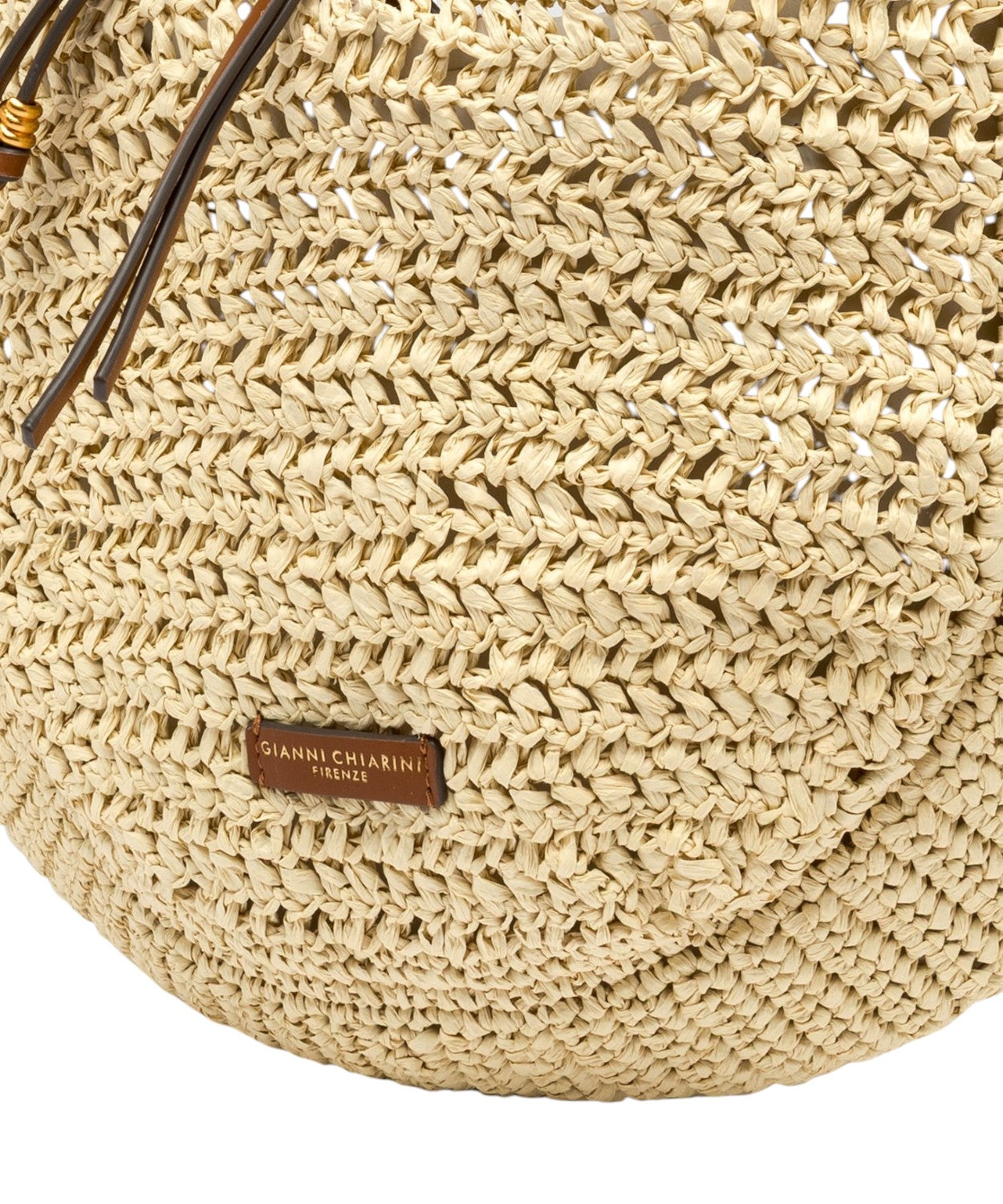 Sac Nefeli Hobo en crochet paille Gianni Chiarini