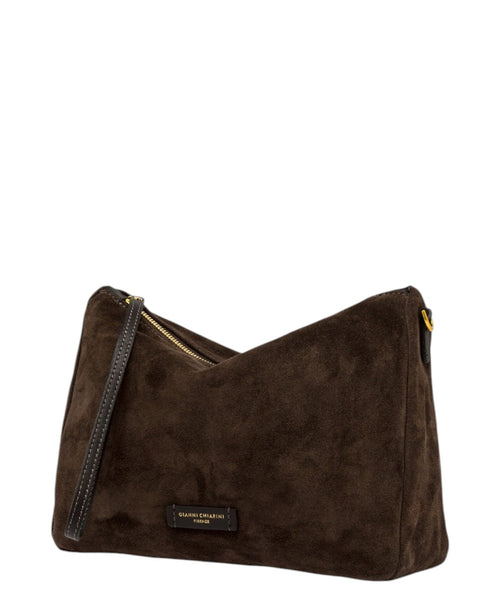 Borsa Gianni Chiarini Nora Pouch in pelle scamosciata