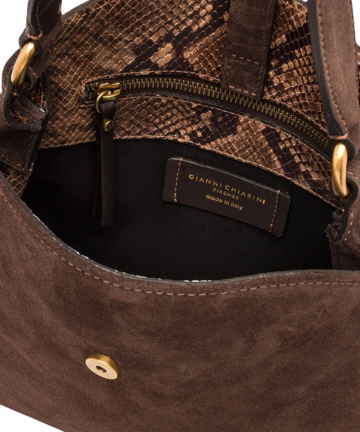 Sac femme Gianni Chiarini Fiona Mini en cuir suédé