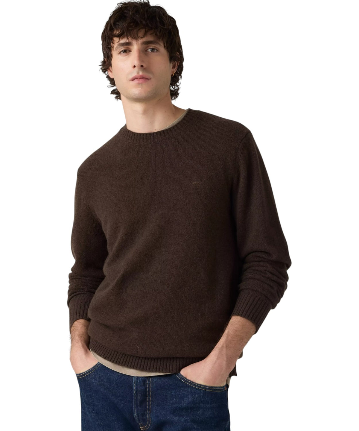 Pull Homme Levi’s Original Housemark en laine mérinos