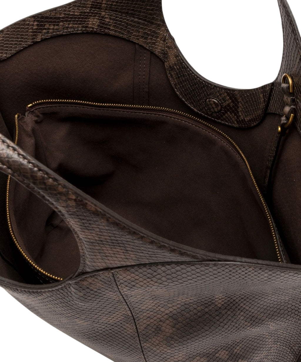 Sac pour femme Gianni Chiarini Infinity en cuir imprimé python