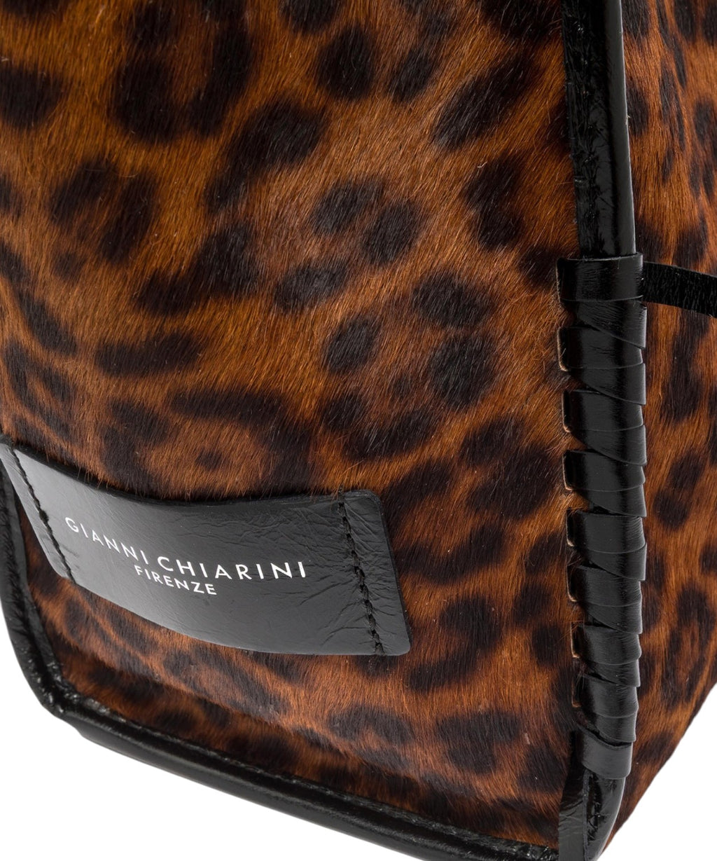 Sac pour femme Gianni Chiarini Marcella en cuir effet poulain Leo