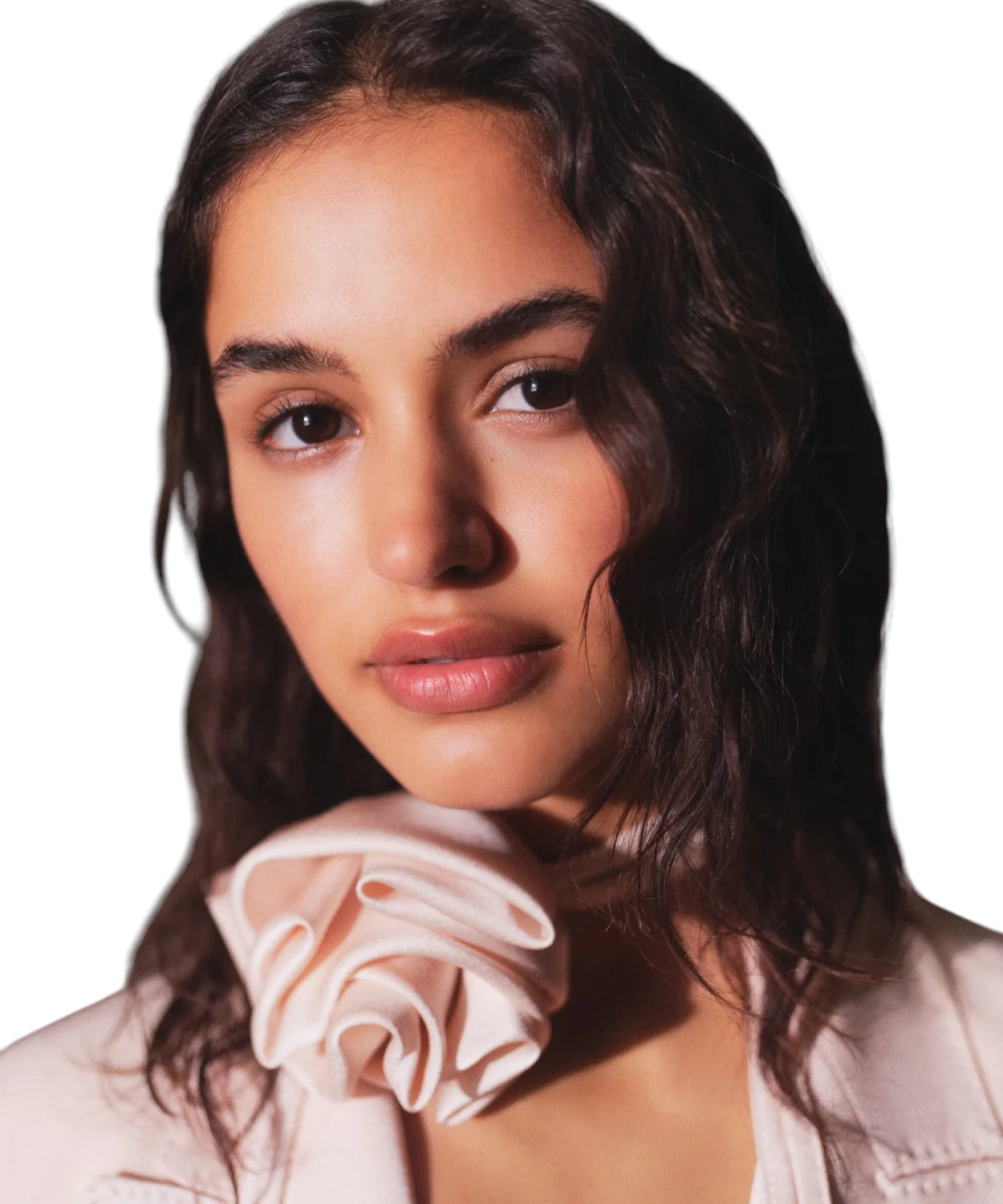 Blazer Marella GIUGNO en crêpe envers satin avec ceinture fleur