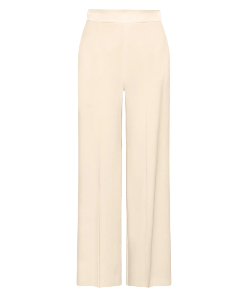 Pantalon Femme IMPRIMÉ Large en Crêpe envers Satin