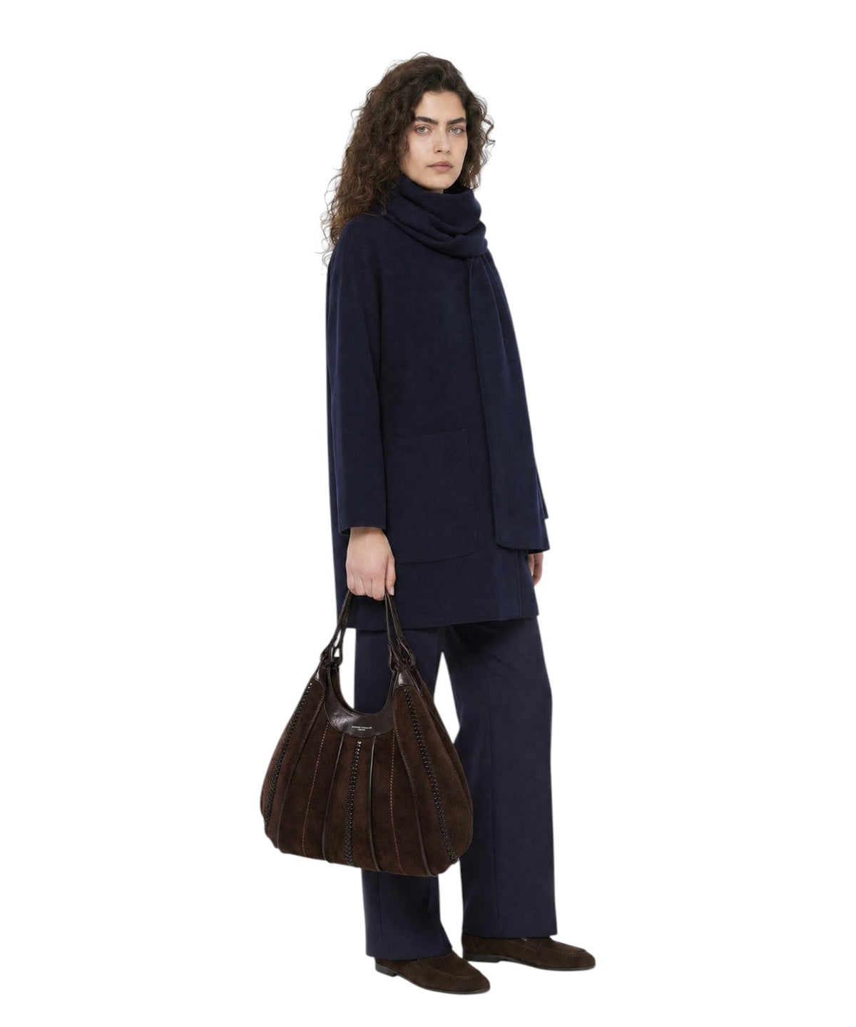 Sac Femme Gianni Chiarini DUA Large en cuir suédé