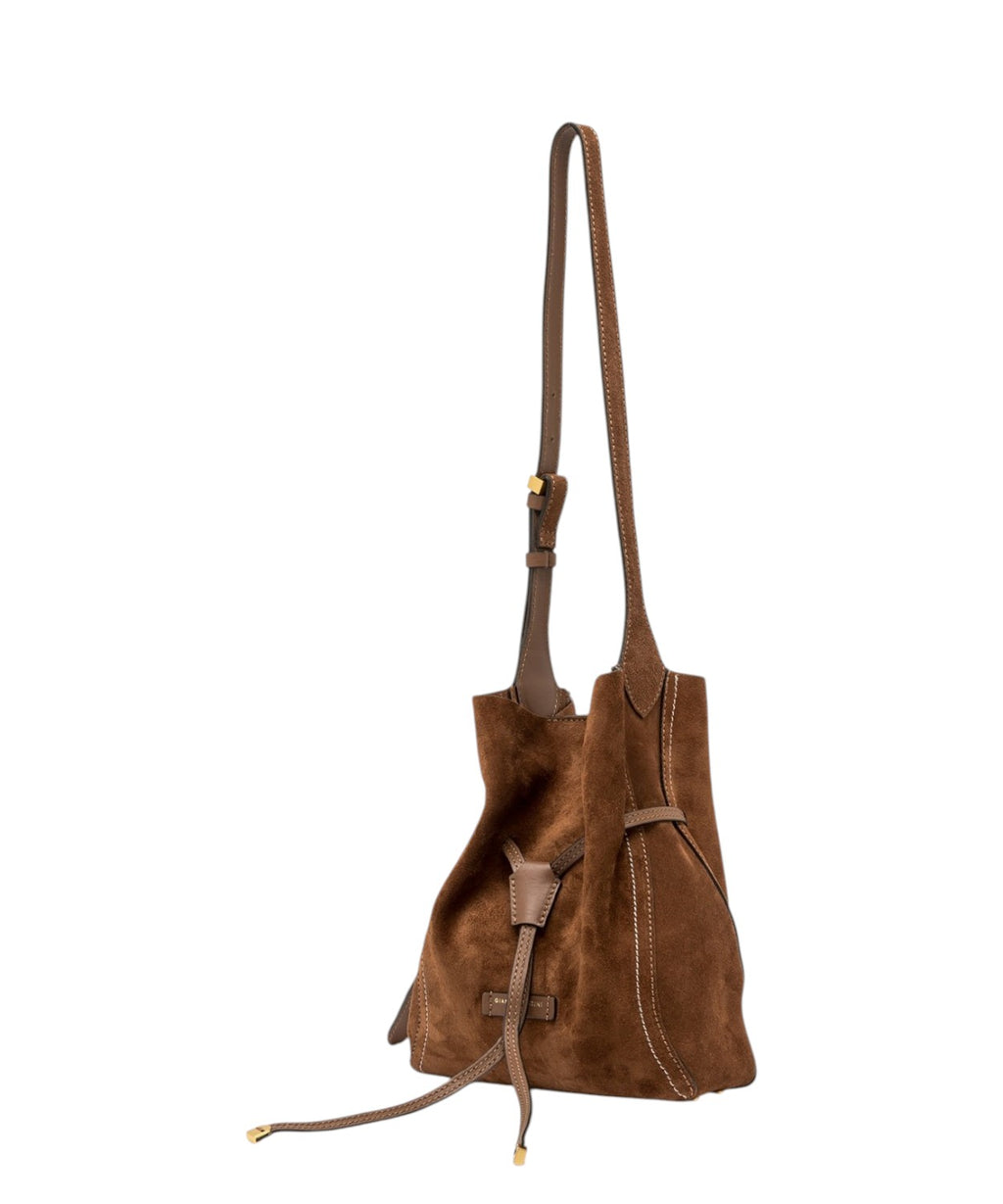 Borsa Gianni Chiarini in Pelle Scamosciata Sienna Small