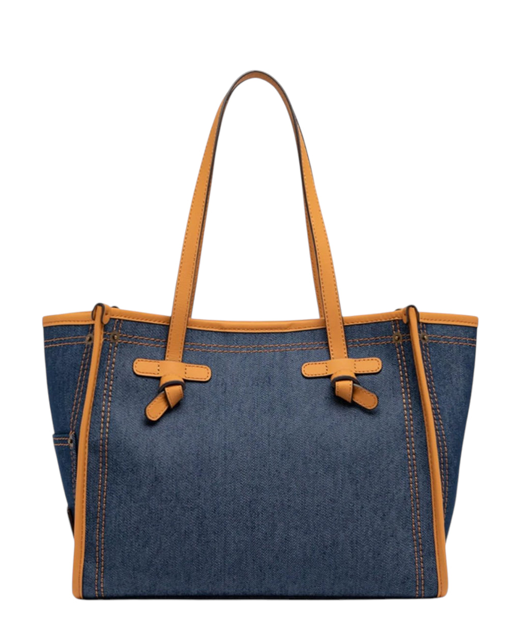Sac Marcella Gianni Chiarini en denim et cuir