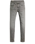 Jeans Levi's 512 Slim Taper grigi da uomo, taglio affusolato e moderno, perfetti per look versatili e comodi in ogni stagione.