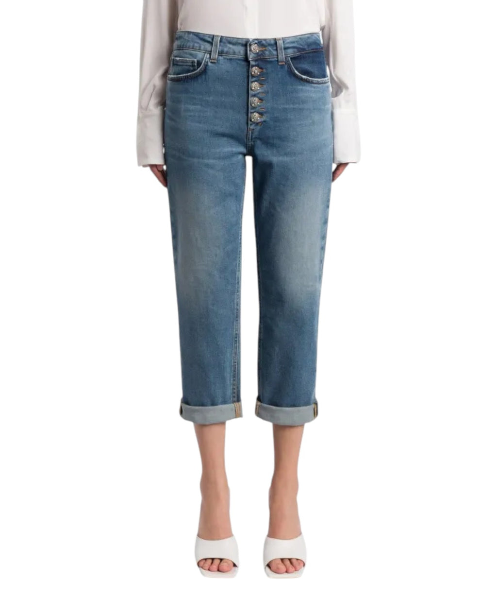 Jeans Dondup Koons coupe ample en denim stretch