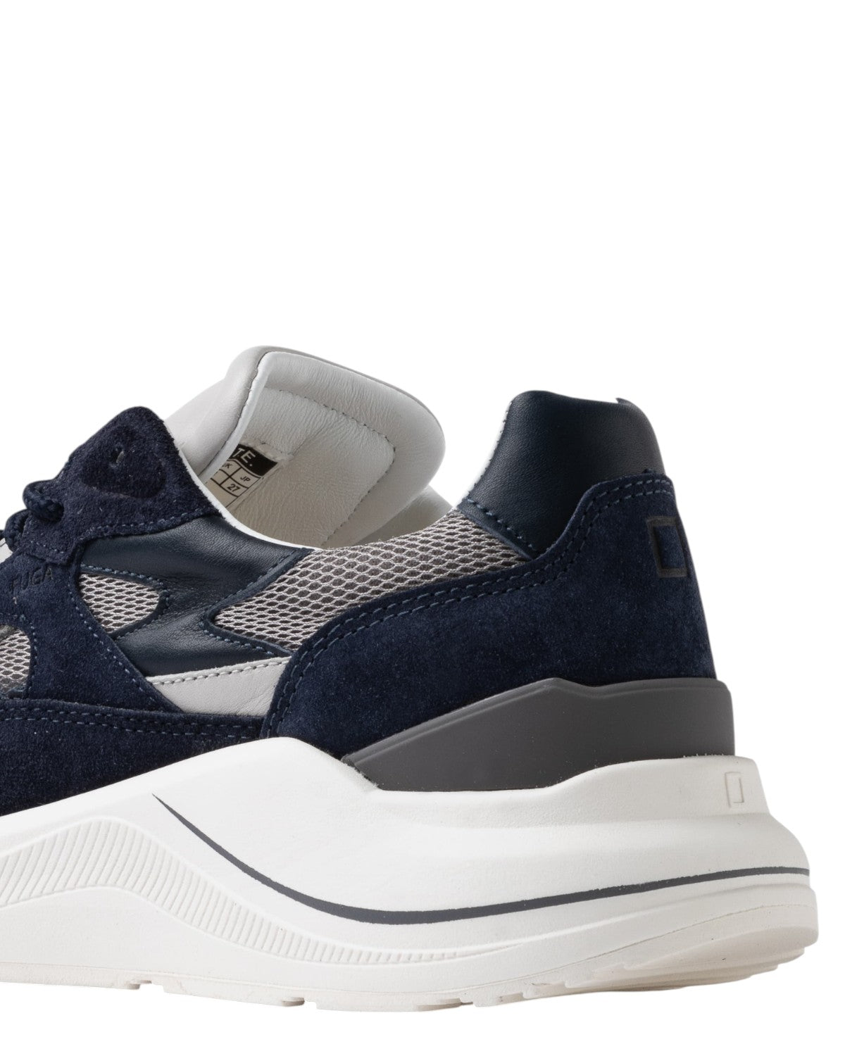 Sneakers FG Mesh Gray in Pelle e Tessuto-D.A.T.E.-Sneakers-Vittorio Citro Boutique