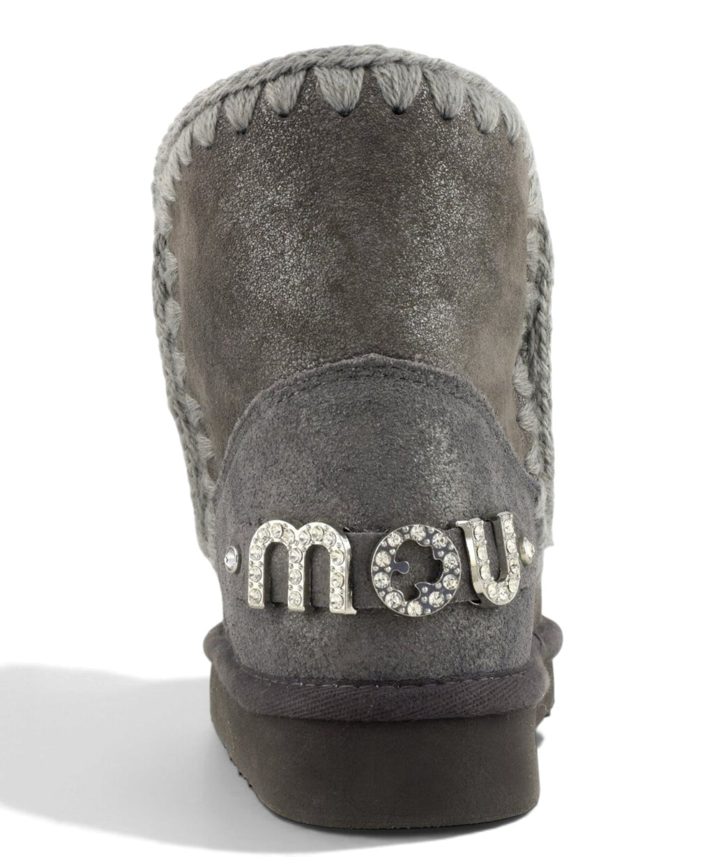 Bottine Eskimo 18 à logo en strass Mou