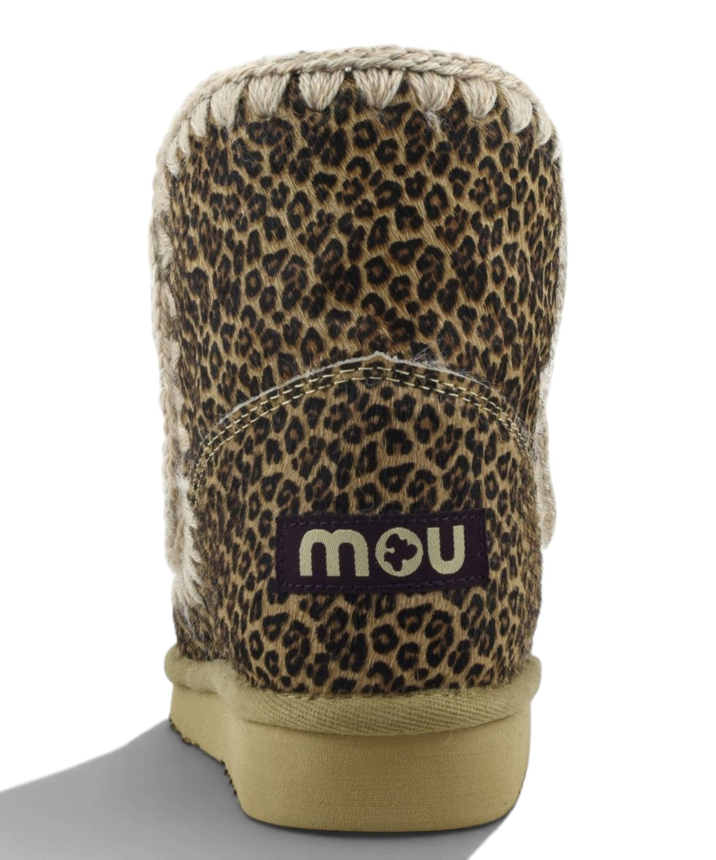 Bottes femme Mou Eskimo 18 en peau de poney animalière