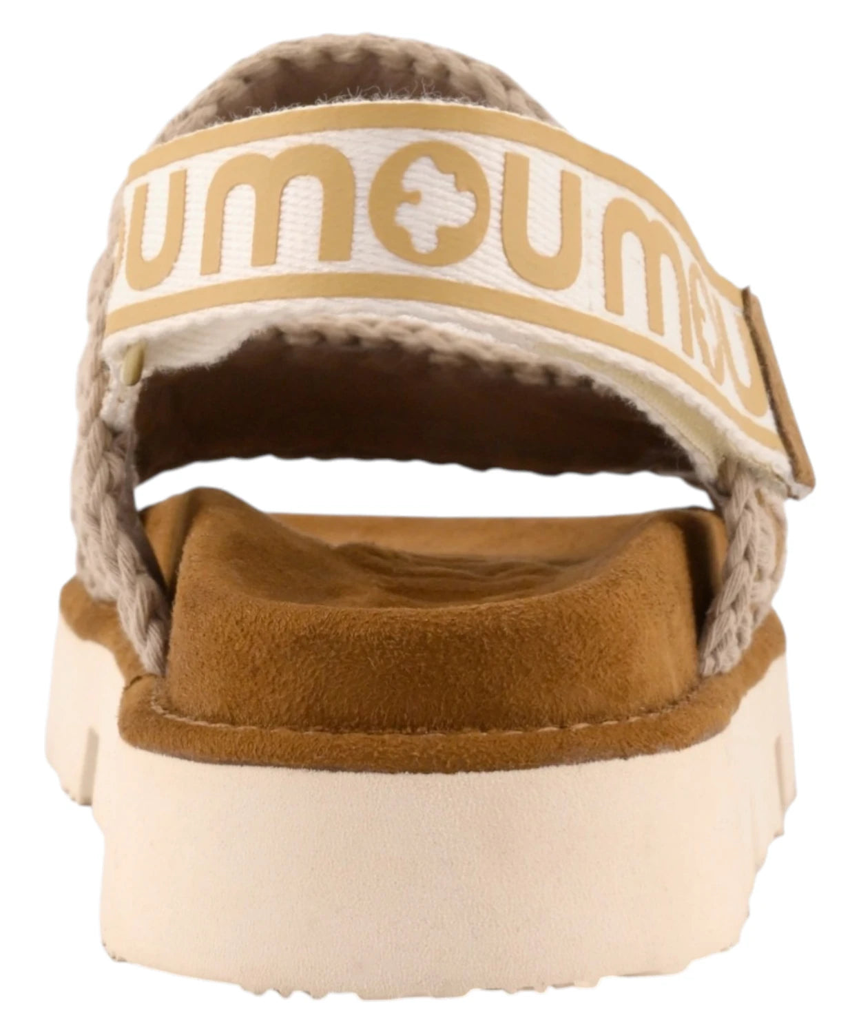 Sandali Bio Mou con Cinturino e Logo Metallizzato