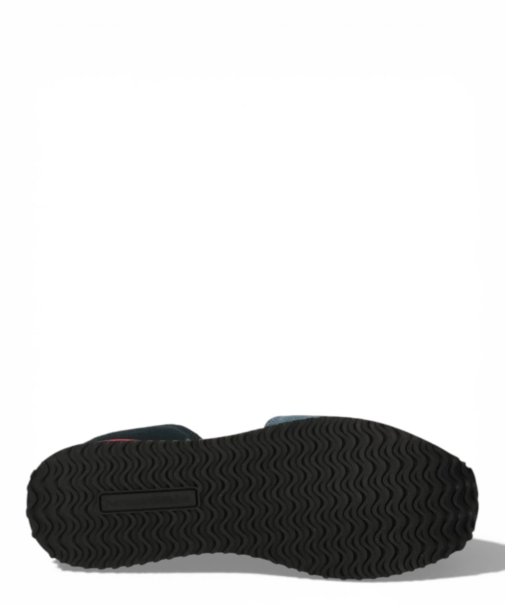 Sneakers homme cuir et tissu Harmont & Blaine