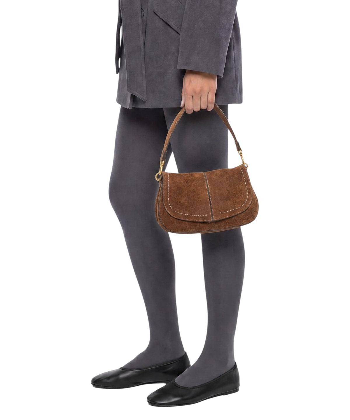 Sac à main pour femme Gianni Chiarini Helena Round en daim