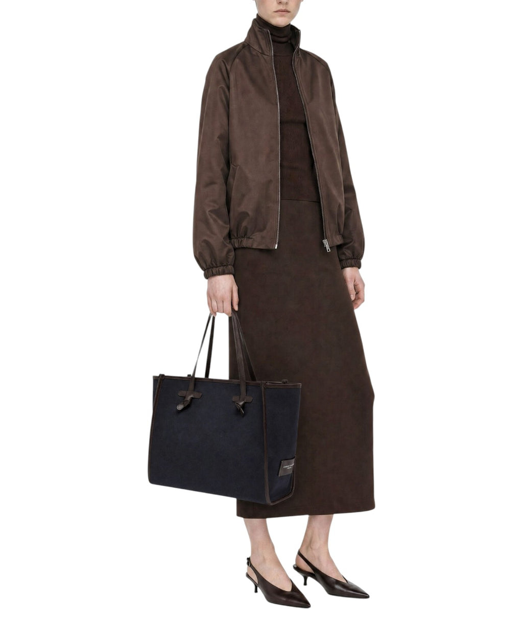 Borsa Gianni Chiarini Marcella in canvas e pelle