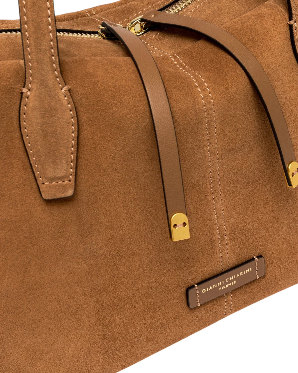 Sac Bowling Gianni Chiarini en cuir suédé pour femme