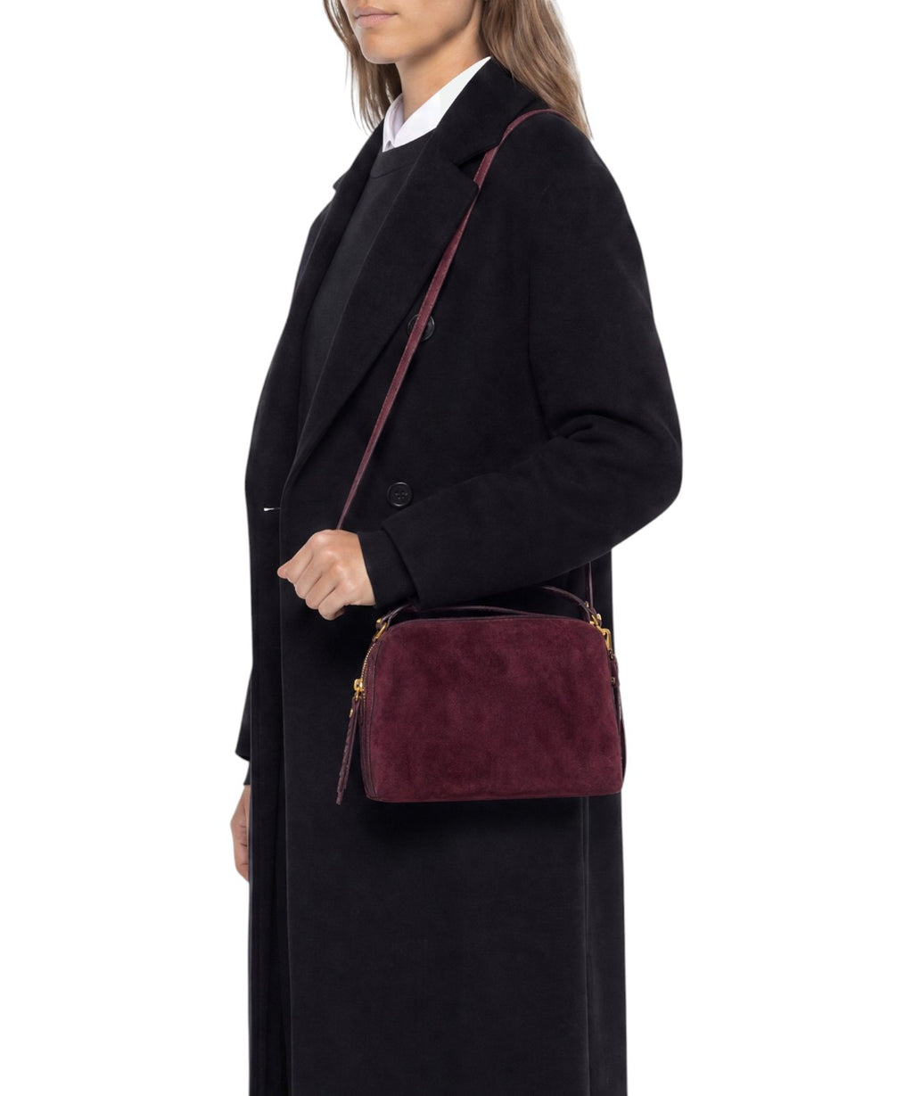 Borsa Alifa in Pelle Scamosciata per Donna