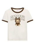 T-shirt Emilie MC2 Saint Barth avec impression Labubu